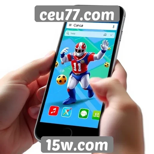 Experiência do usuário em dispositivos móveis no ceu77.com